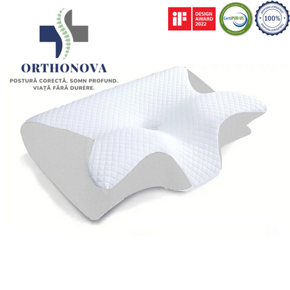 Pernă Ortopedică OrthoNova® - Cu Spumă cu Memorie