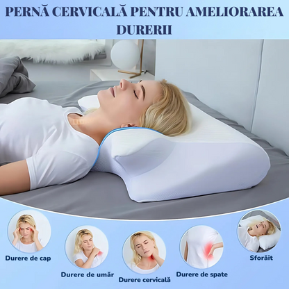 Pernă Ortopedică OrthoNova® - Cu Spumă cu Memorie