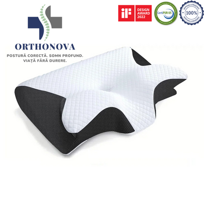 Pernă Ortopedică OrthoNova® - Cu Spumă cu Memorie